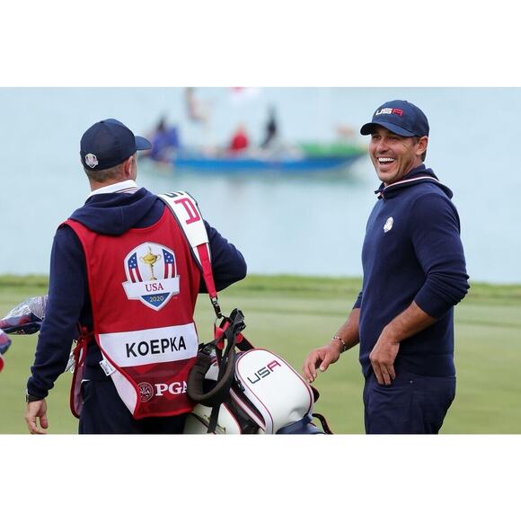 Blue Delta Traveler Pants Ryder Cup Edition USA Custom 33/32 For Brooks Koepka ! - Picture 6 of 16